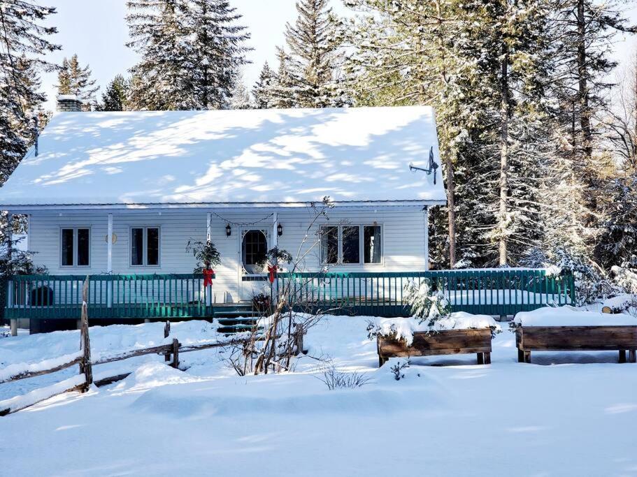 Chalet Nabu L'Ours - Riviere - Billard Saint-Alexis-des-Monts Exterior photo