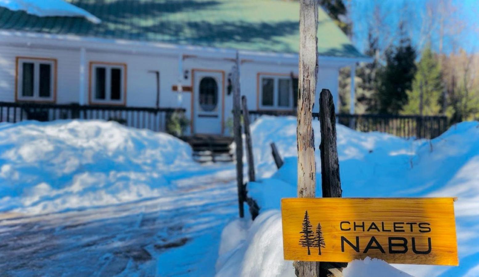 Chalet Nabu L'Ours - Riviere - Billard Saint-Alexis-des-Monts Exterior photo